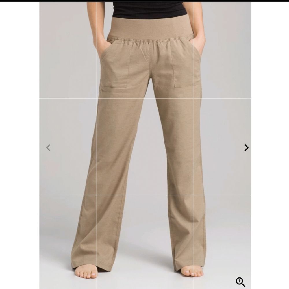 PraNa lMantra Pant, Medium, Tan